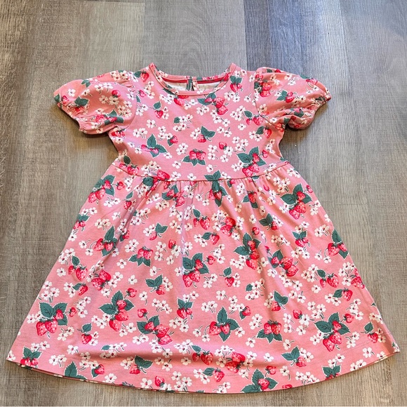 Mini Boden Other - Min Boden strawberry and Floral dress size 2-3y